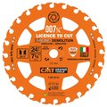 Cmt Orange Tools 714in 24T Carbide Tipped Xtreme Demolition Blade 10PK 286.324.07-X10